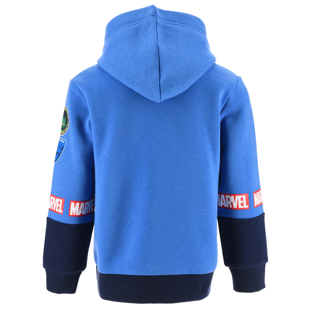 Felpa con Cappuccio Avengers MARVEL 4/10 Anni Maglietta Sun City - Xh1086azzurro