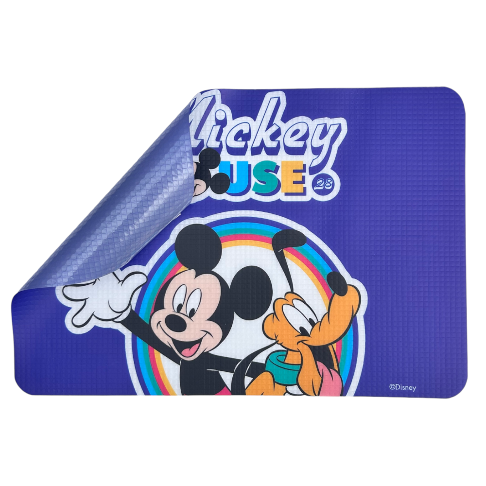 Tovaglietta Topolino DISNEY in Plastica Morbida Antiscivolo Ripiegabile Lavabile da Colazione Pranzo Cm.44x30 - Mic0979