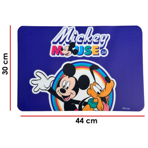 Tovaglietta Topolino DISNEY in Plastica Morbida Antiscivolo Ripiegabile Lavabile da Colazione Pranzo Cm.44x30 - Mic0979