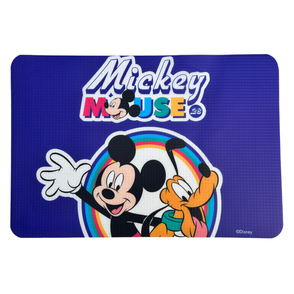 Tovaglietta Topolino DISNEY in Plastica Morbida Antiscivolo Ripiegabile Lavabile da Colazione Pranzo Cm.44x30 - Mic0979