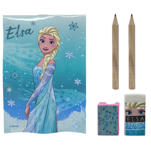 Cubo Cancelleria Frozen DISNEY Confezione 25 Pezzi Kit per Disegnare e Colorare - Fr0583