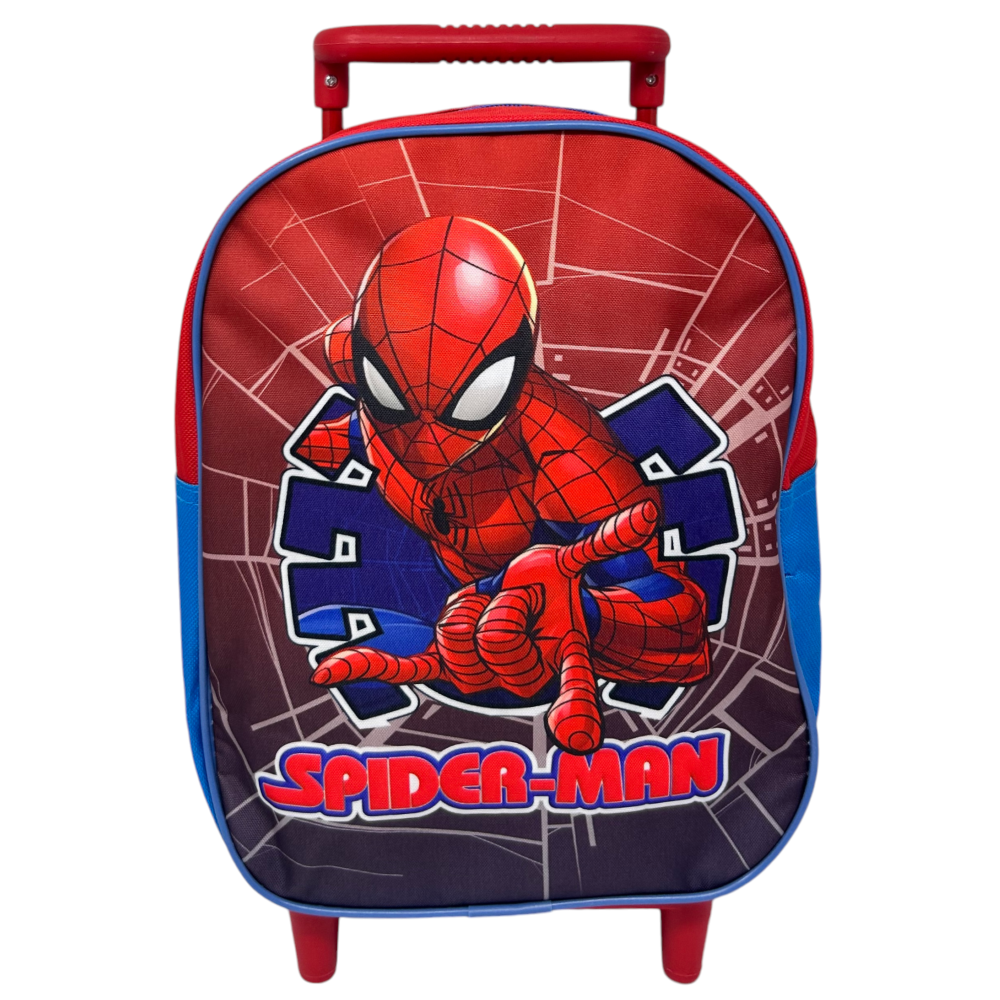 Zaino Asilo Trolley Spiderman MARVEL Borsa per Scuola Materna Tempo Libero - 672989