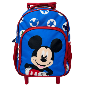Zaino Asilo Trolley Topolino DISNEY 2 Ruote Manico Allungabile Cm.30 - 659102