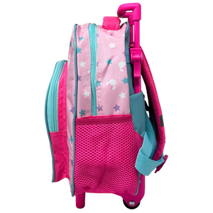 Zaino Asilo Trolley Minnie Mouse DISNEY con Tasca Frontale 30 Cm. Manico Allungabile - 673122