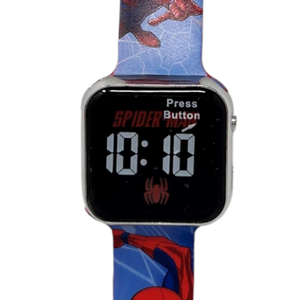 Orologio a LED Spiderman MARVEL da Polso Digitale con Cinturino Silicone - Spd4987
