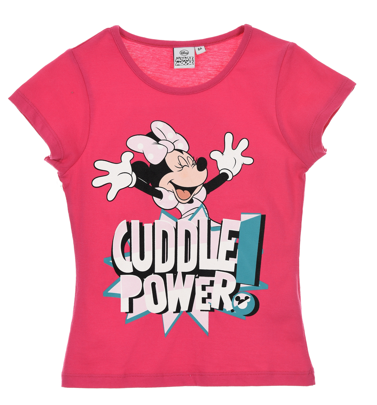 T-Shirt Maglietta Minnie DISNEY Bambina Ragazza 3/8 Anni - Er1398fuxia