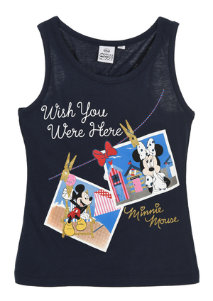 Canotta Maglietta Minnie DISNEY Bambina Sun City 3/8 Anni - Er1042blu