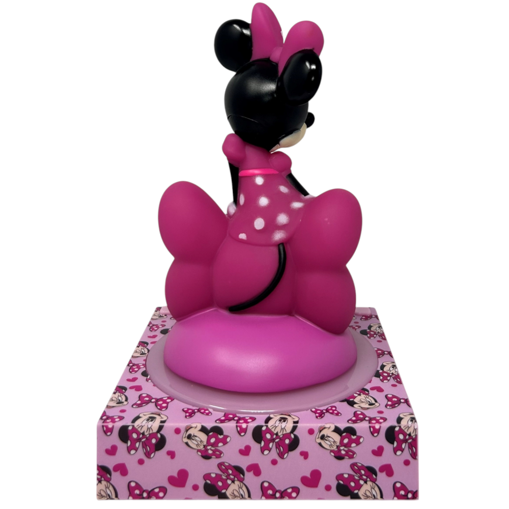 Lampada 3d Minnie Mouse DISNEY da Comodino Luce Notturna LED Sveglia Digitale - Mn4500