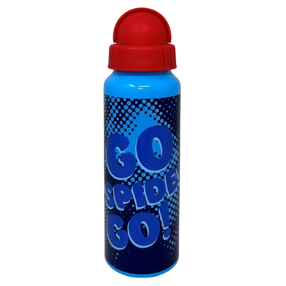 Borraccia in Alluminio con Cannuccia Spidey MARVEL Bottiglia per Bambini 550 Ml - M09509mc/r