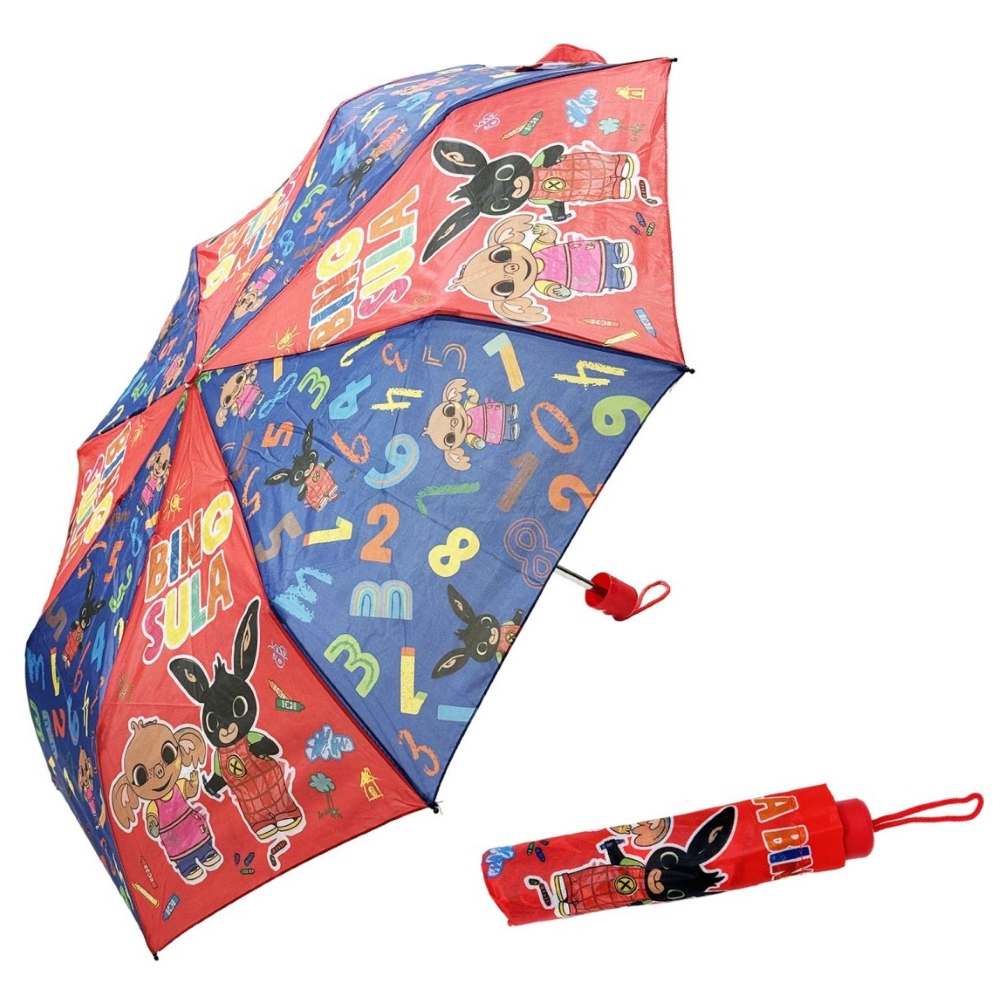 Ombrello Pieghevole Bing Sula Accessorio per la Pioggia Bambini - Q04596mc