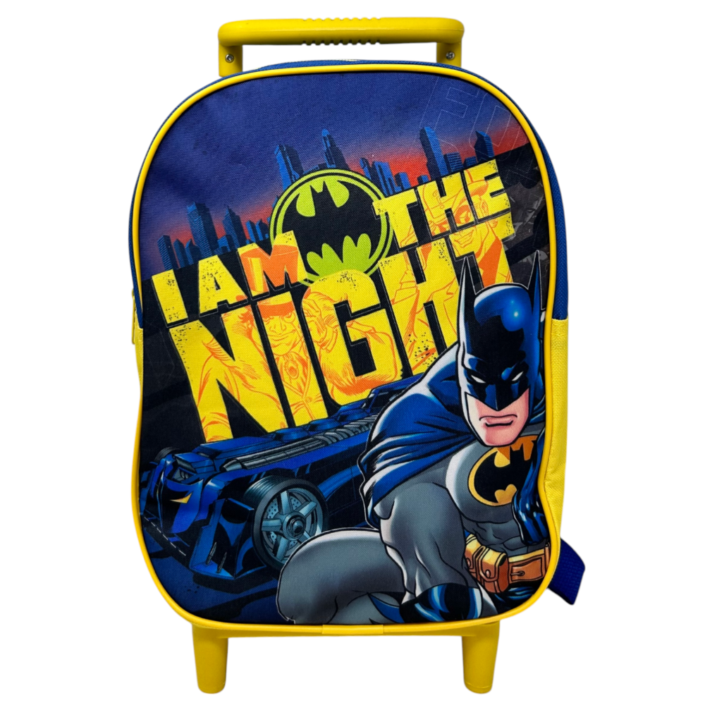 Zaino Asilo Trolley Batman DC Borsa per Scuola Materna Tempo Libero - Ba0993