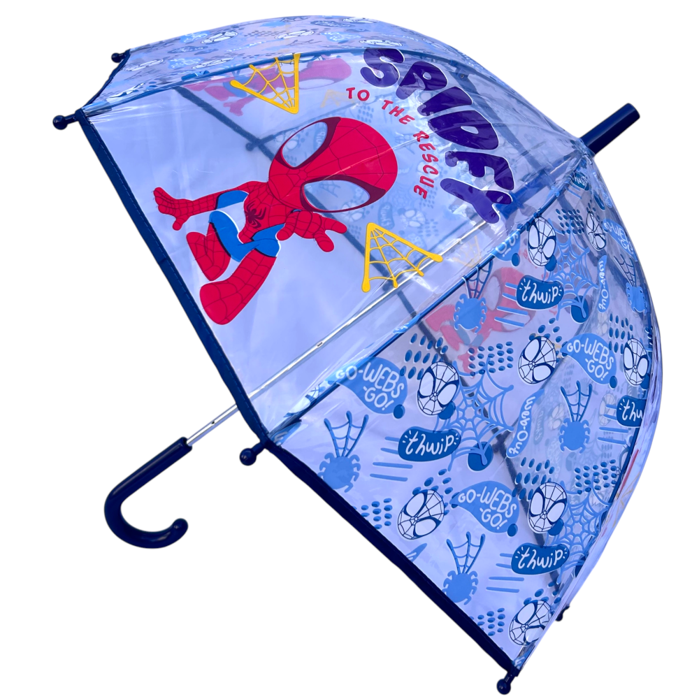 Ombrello a Campana Spidey MARVEL Accessorio per la Pioggia Bambino - M07616mc