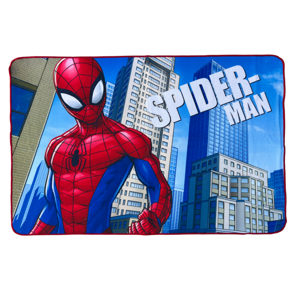 Tappeto Gioco Spiderman MARVEL Microfibra Antiscivolo 80x120 CM - Spm1629