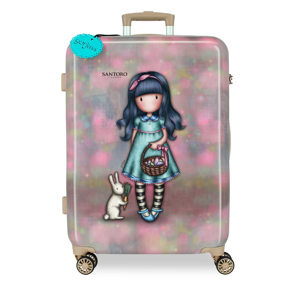 Trolley da Viaggio Gorjuss the Hunt Santoro 67 CM Valigia in ABS con Manico Allungabile - 3831823