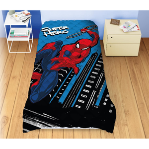 Trapuntino Doubleface Spiderman MARVEL Coperta Copriletto Trapuntato 100 Gsm Letto Singolo 170x250 CM - Spm1780
