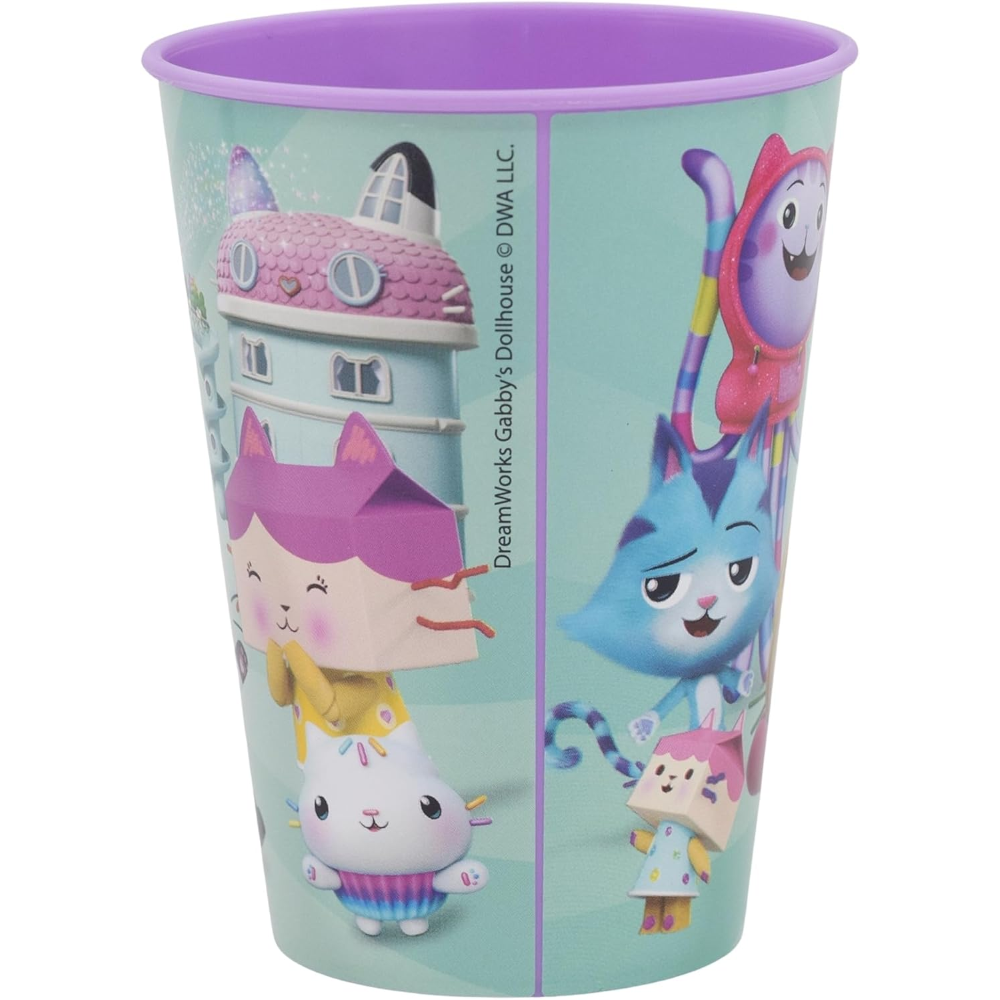 Bicchiere Gabby's Dollhouse in Plastica Riutilizzabile Bpa Free 260 Ml - P21207