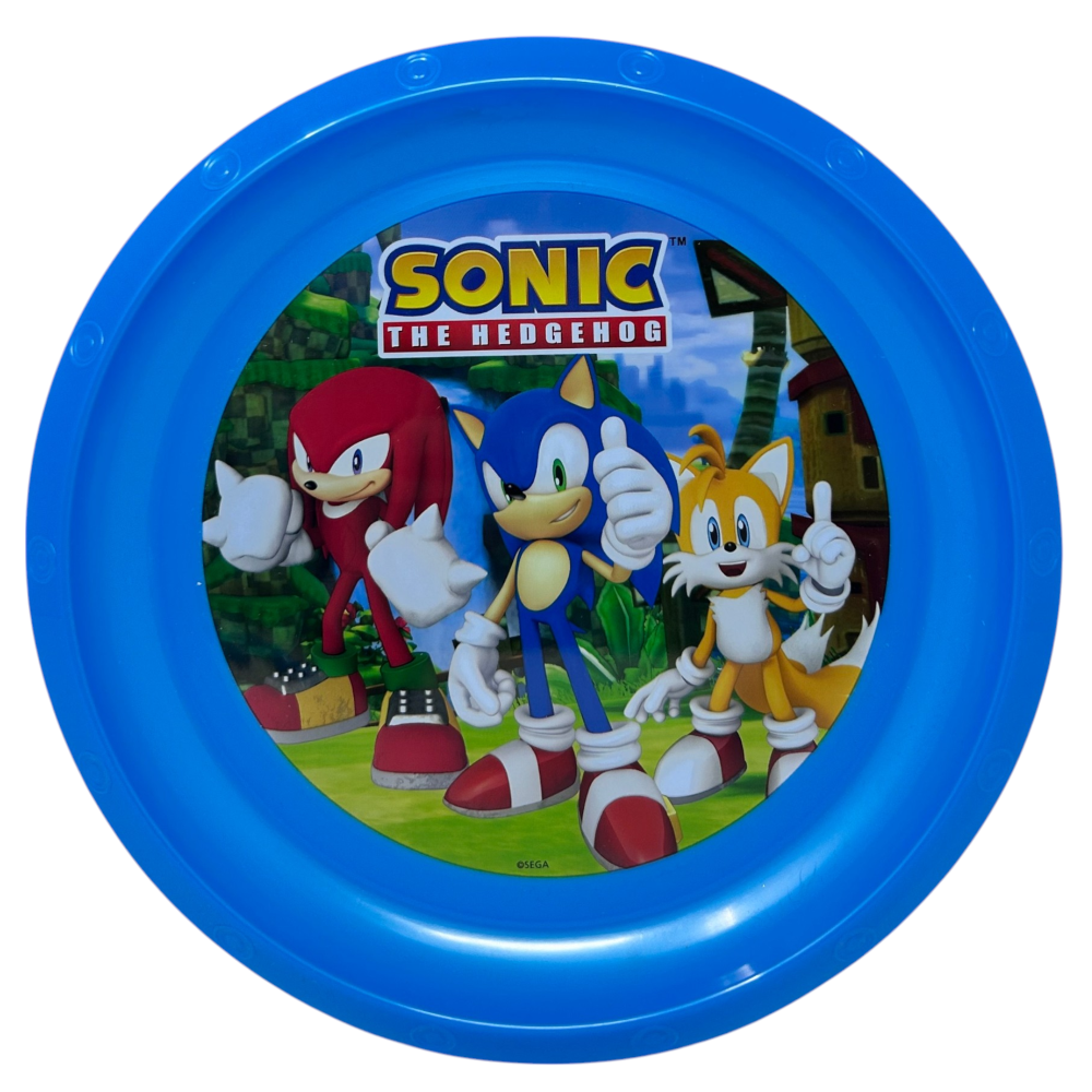 Set Pappa 5 Pezzi Sonic Piatti Bicchiere Posate in Plastica Riutilizzabile - P40515