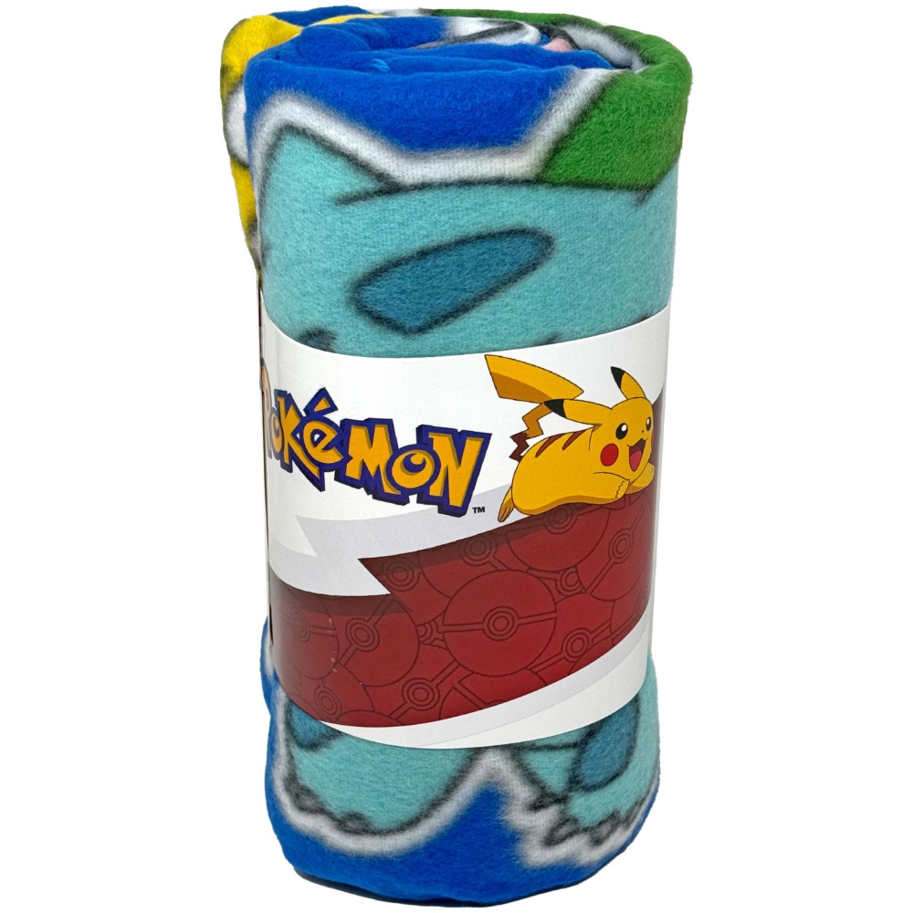 Plaid Pokémon Pikachu Coperta in Pile in Morbido Poliestere 100x140 CM -  Pok23-024