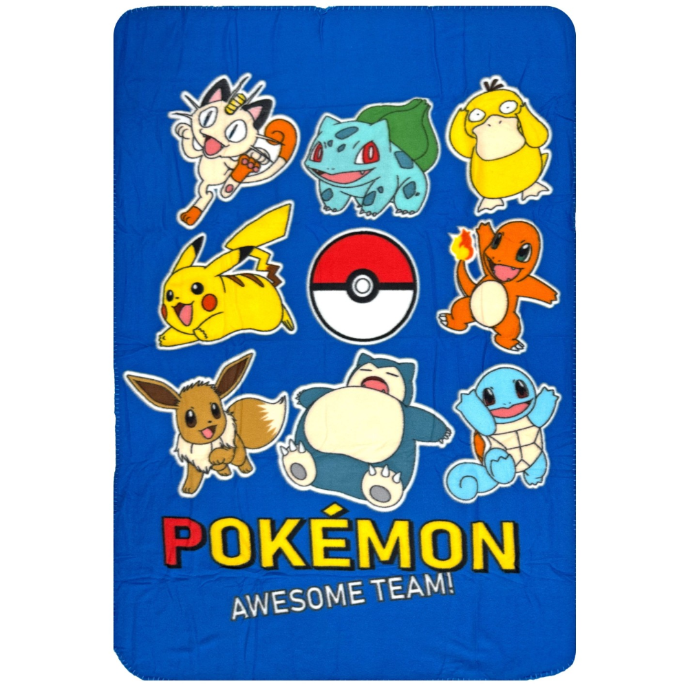Plaid Pokémon Pikachu Coperta in Pile in Morbido Poliestere 100x140 CM -  Pok23-024