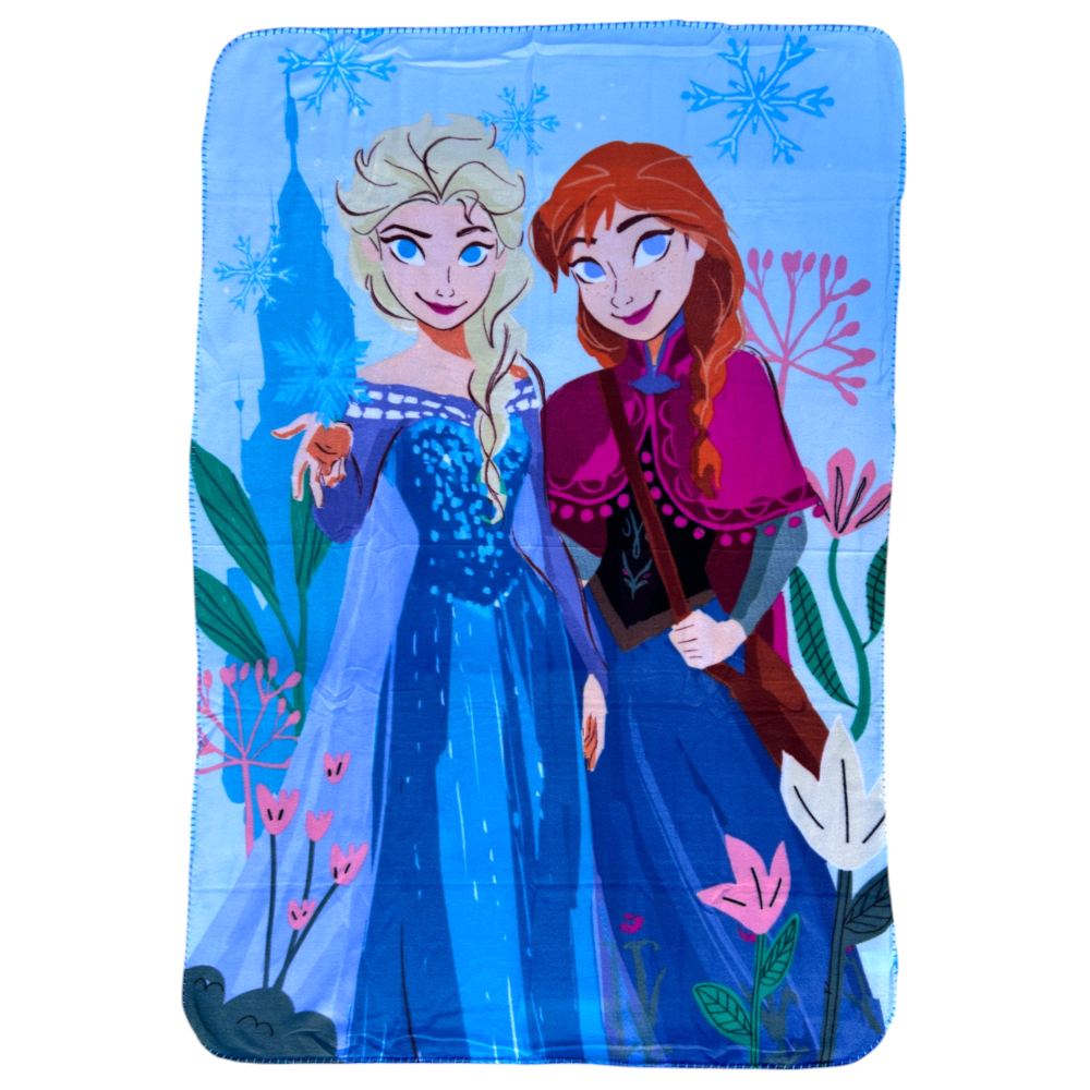 Plaid in Pile Frozen DISNEY Coperta in Morbido Poliestere 100x150 CM 210 Gsm - Fro-1433