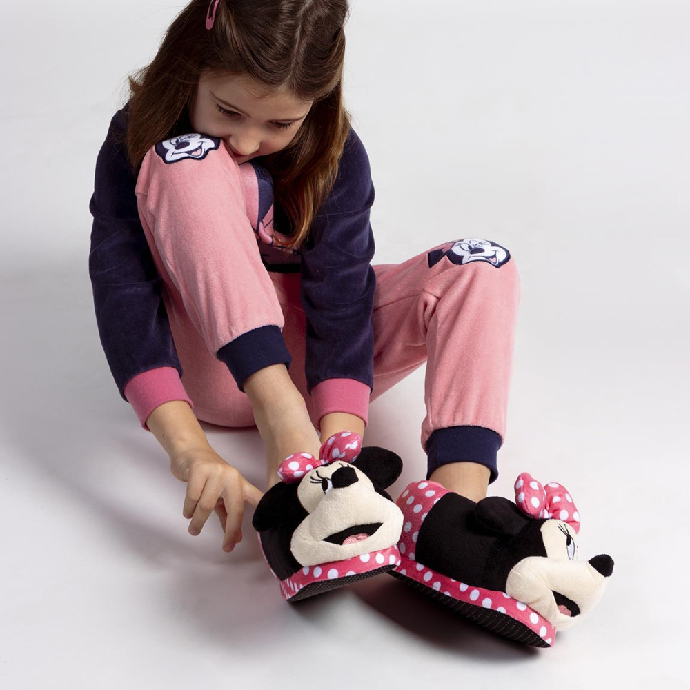 Pantofole Invernali 3d Minnie Mouse DISNEY Ciabatte Modello Babbuccia Antiscivolo - 6602