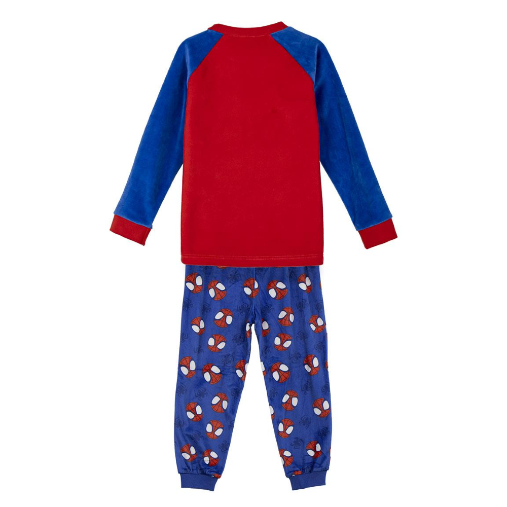 Pigiama Invernale Spidey MARVEL Felpato a Manica Lunga in Pile Corallo con Applicazioni 3d - 2290
