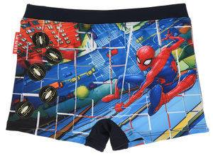 Costume Mare Spiderman MARVEL Parigamba Pantaloncino Bambino Taglie 3/8 Anni - Er1895blu