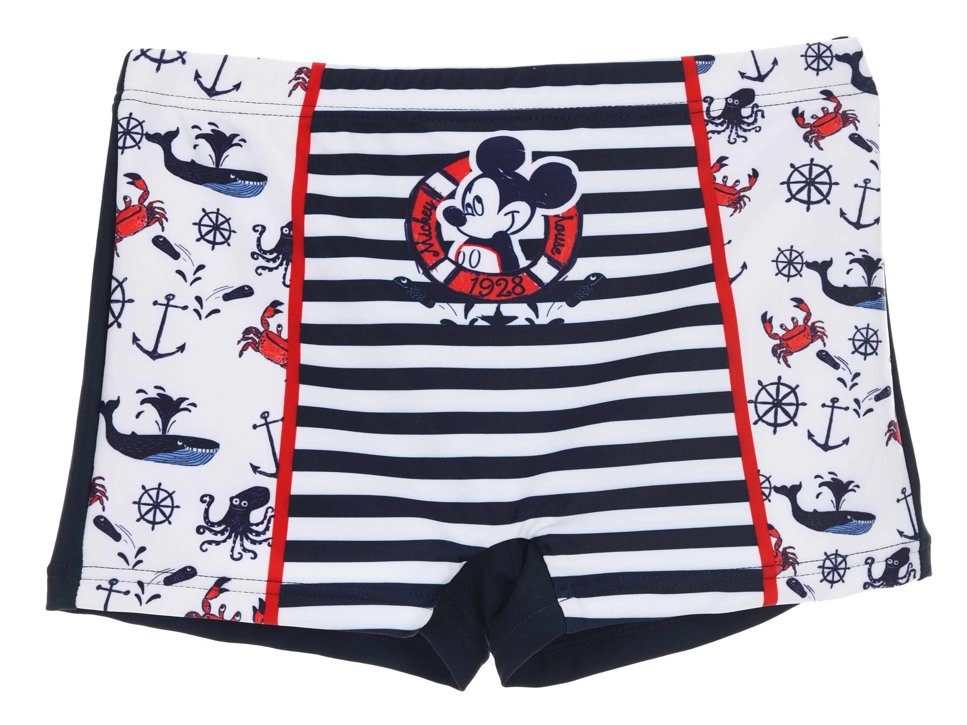 Costume Mare Topolino Mickey Mouse DISNEY Parigamba Pantaloncino Bambino Taglie 3/8 Anni - Er1962blu
