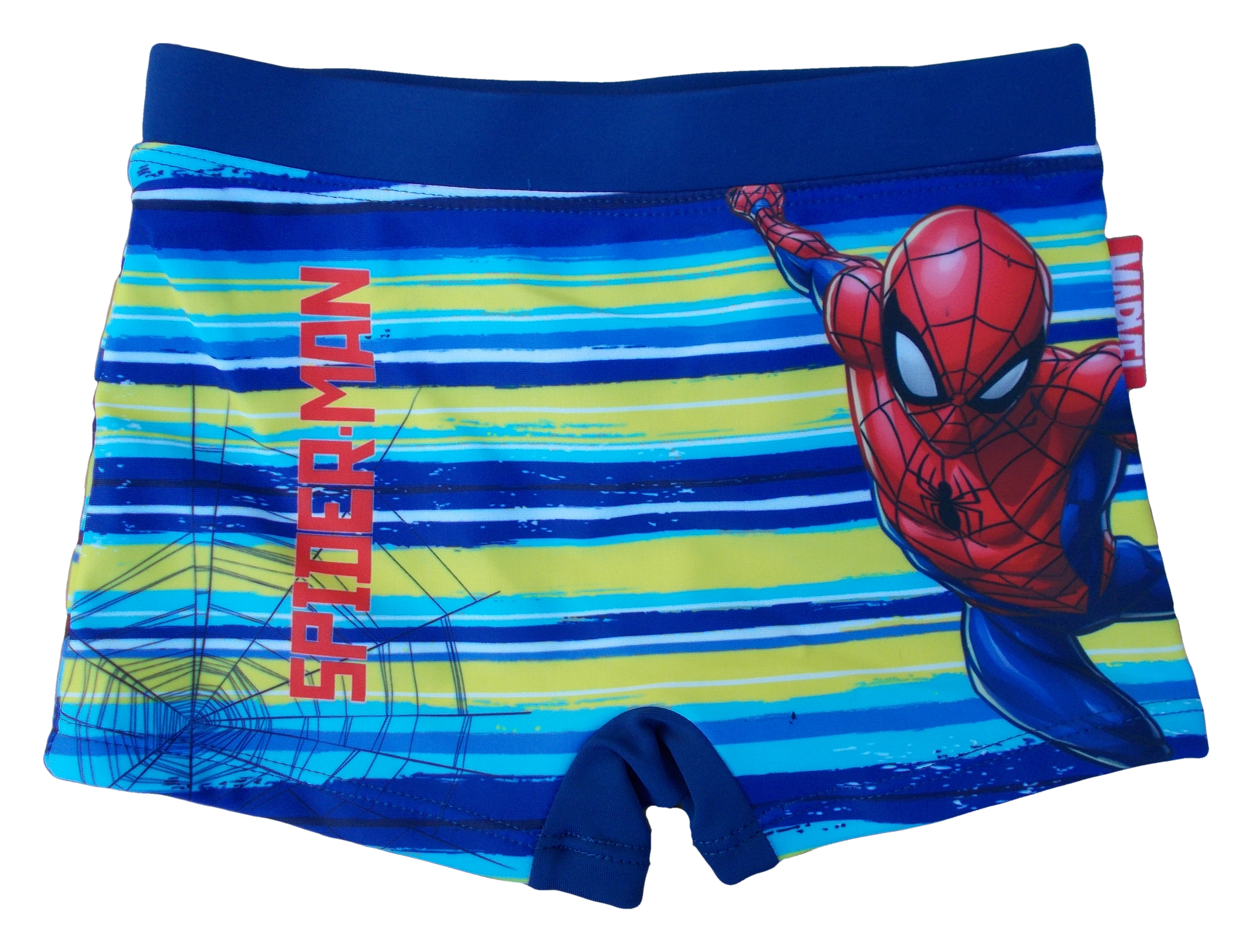 Costume Mare Spiderman MARVEL Parigamba Pantaloncino Bambino Taglie 3/8 Anni - Er1896blu