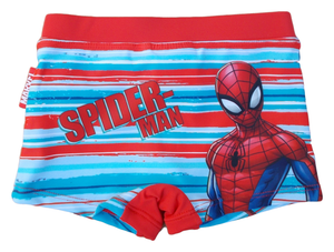 Costume Mare Spiderman MARVEL Parigamba Pantaloncino Bambino Taglie 3/8 Anni - Er1896rosso
