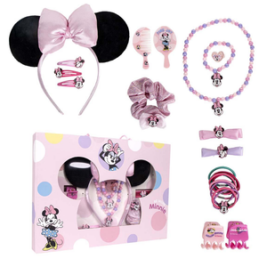 Set Accessori Minnie Mouse DISNEY 24 Pezzi Accessori Capelli Bigiotteria - 2939