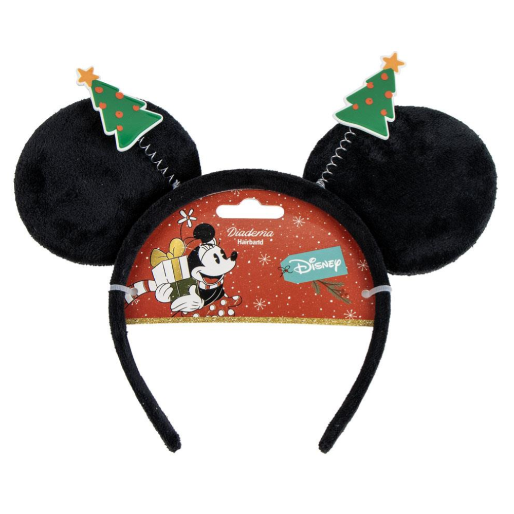 Cerchietto Natalizio Minnie DISNEY con Orecchie Accessori Capelli - 3036