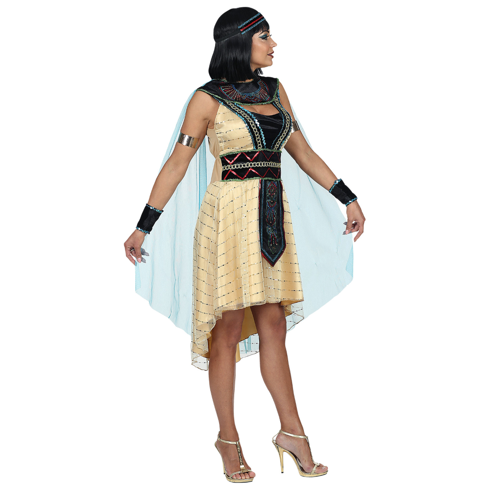 Vestito Carnevale Regina Egiziana Travestimento Costume Carnevale Adulto - 0804