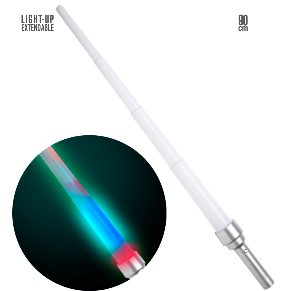 Spada Laser 90 CM con 4 Funzioni Luci Accessorio Costumi Travestimenti Carnevale - 21058