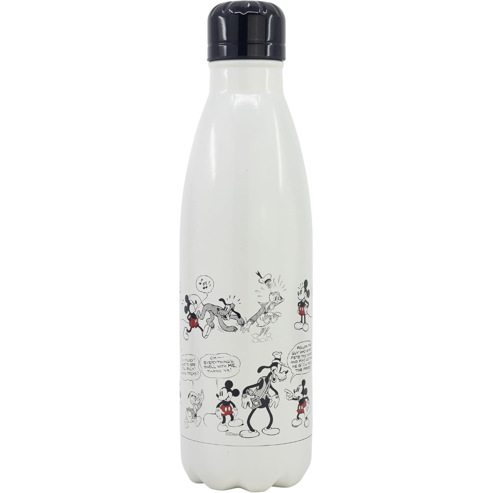 Borraccia Topolino e Amici Vintage in Acciaio Inox DISNEY Bottiglia con Tappo a Vite 780 Ml. - 75566