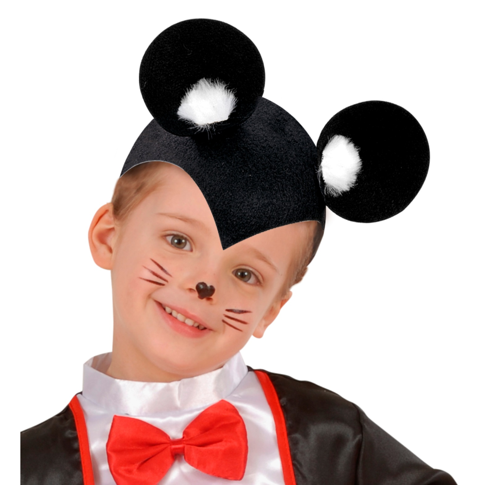 Calotta Topolino Topino Accessori Abito Vestito Carnevale Bambino - 3402t/1