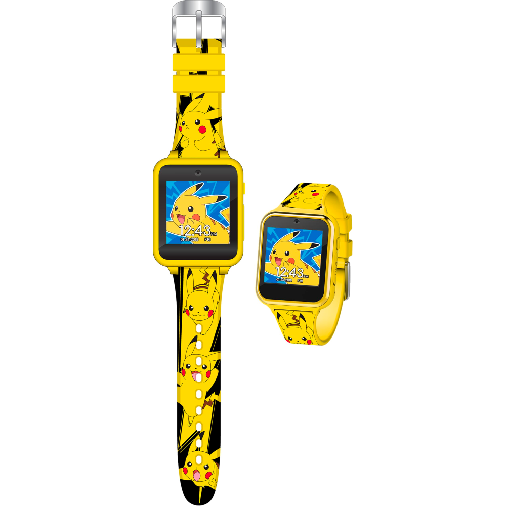 Orologio Interattivo Pikachu Pokémon Smartwatch Gioco Multifunzione con USB - Pok4260