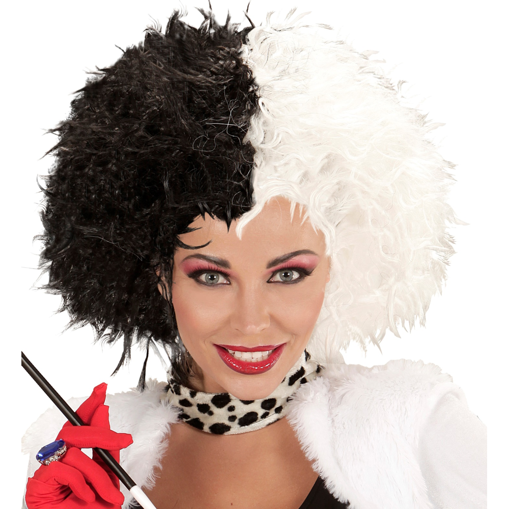 Parrucca Demonia Accessori per Abito Vestito Travestimento Carnevale - 93320