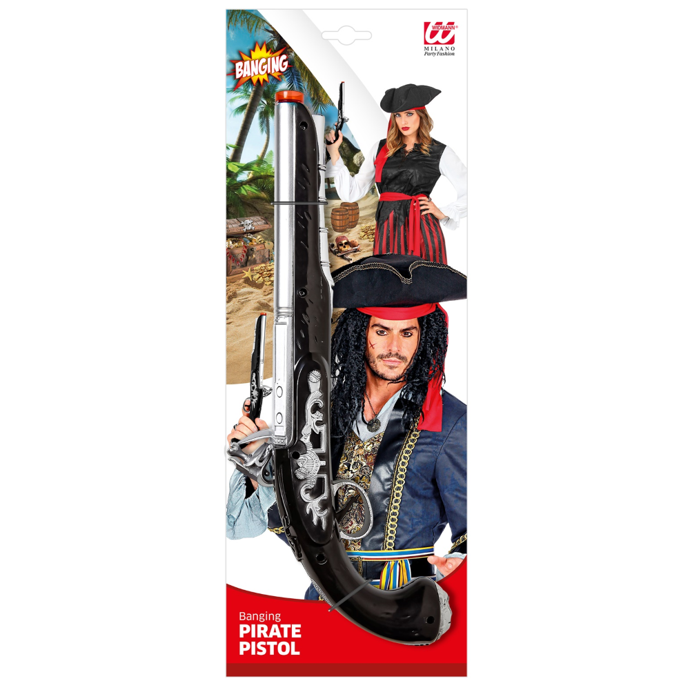 Pistola Pirata con Suono Accessori per Abito Vestito Travestimento Carnevale Bambino 04859