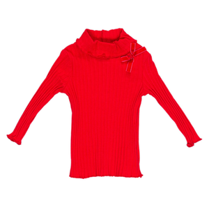 Lupetto T-Shirt M.l. Meilisa Bai Bambina 93%co 7%ea - Fl4147-22irosso