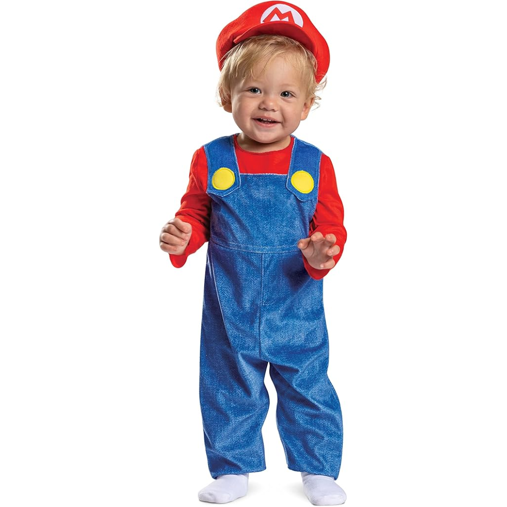 Costume Super Mario Bros Travestimento Carnevale Vestito Festa in Maschera - 146409