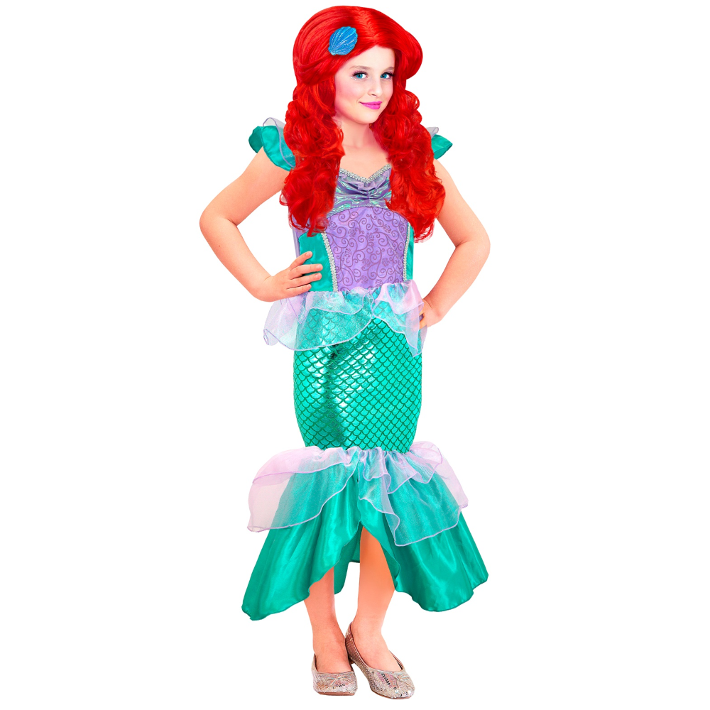 Vestito Carnevale Sirena Travestimento Costume Carnevale Bambini - 2571