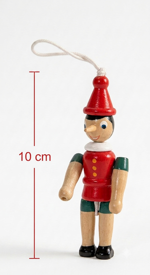 Figura Pinocchio DISNEY in Legno 10 CM
