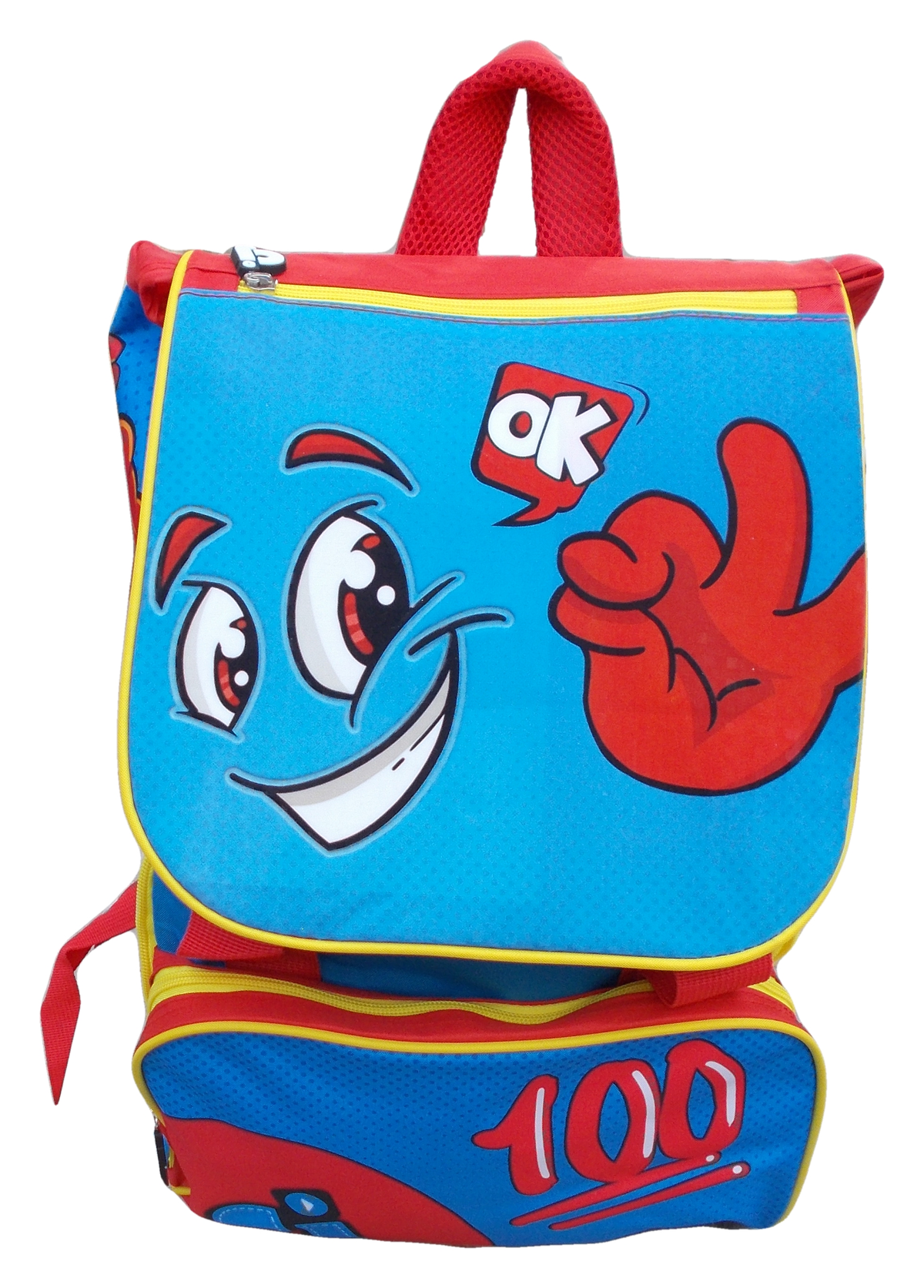 Zaino Faccine Estensibile Borsa Scuola Elementare Cm. 40x29x28 - Cj0001b