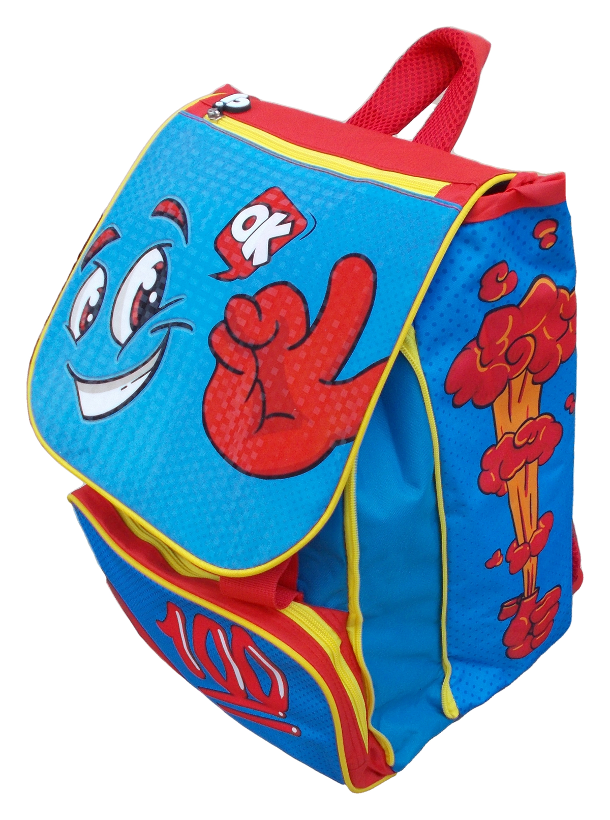 Zaino Faccine Estensibile Borsa Scuola Elementare Cm. 40x29x28 - Cj0001b