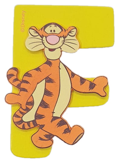 Lettere in Legno DISNEY Winnie the Pooh e Friends 8cm F