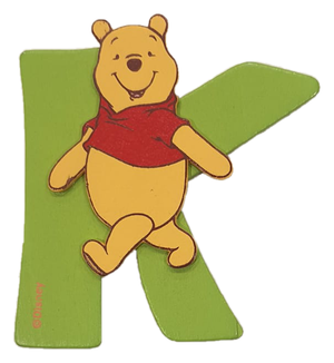Lettere in Legno DISNEY Winnie the Pooh e Friends 8cm K