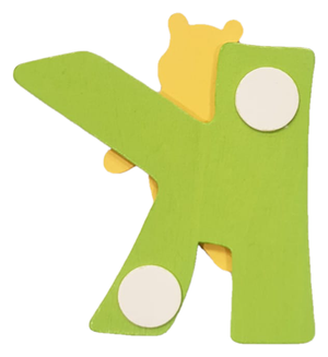 Lettere in Legno DISNEY Winnie the Pooh e Friends 8cm K
