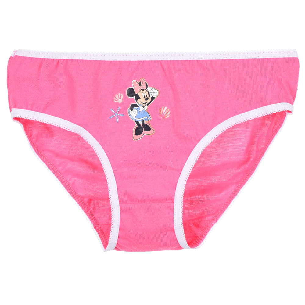 Mutandine Set 3 Pezzi Minnie DISNEY Slip in Cotone in Scatola 3/8 Anni - Ye30027