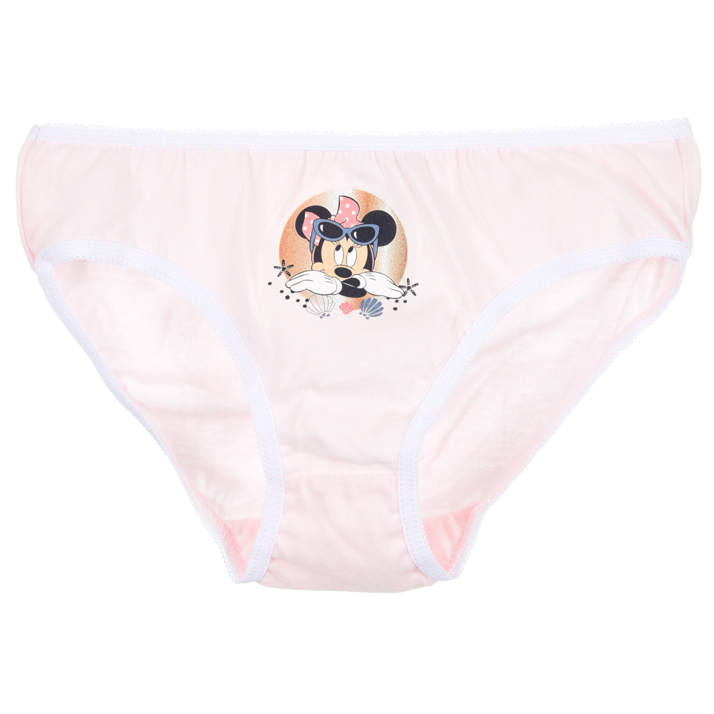 Mutandine Set 3 Pezzi Minnie DISNEY Slip in Cotone in Scatola 3/8 Anni - Ye30027